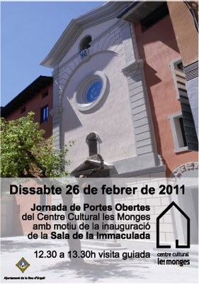 Jornada de portes obertes Les Monges - Cartell