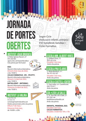 Jornada de portes obertes als centres educatius de la Seu d'Urgell