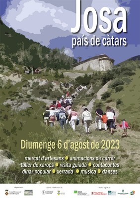 Cartell de l'edició 2023 de 'Josa, país de càtars'.