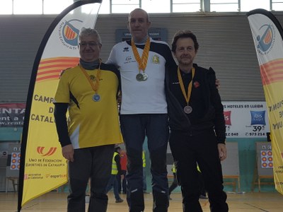 José García Gómez, campió de Catalunya veterà de tir amb arc en sala