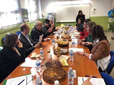 Josep Bargalló, en una reunió a Sort (Foto: Ajuntament de Sort)
