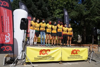 Podis del Campionat de Catalunya 2020 de curses de muntanya (Foto: FEEC)