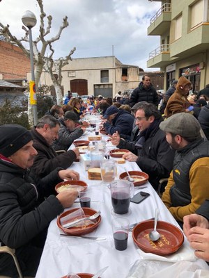 Josep Rull, al Ranxo de Carnaval d'Organyà