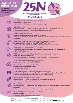 Cartells dels actes del 25-N