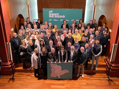 Trobada de militants i representants de Junts a l'Alt Pirineu i Aran, amb la presència de Jordi Turull i Laura Borràs