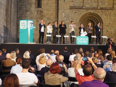 Acte de Junts pel Sí a la Seu