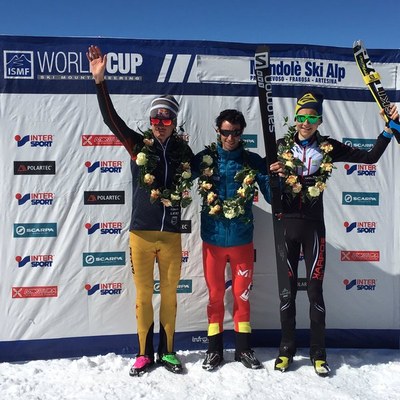 Kilian Jornet, campió de la Copa del Món 2016 de Vertical Race (ISMF)