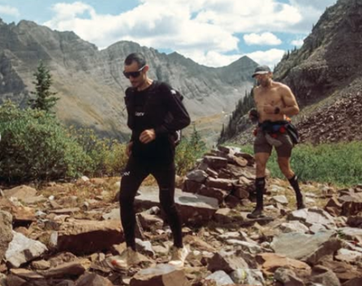 Kilian Jornet, en el transcurs del seu repte 'States of Elevation' a l'oest dels Estats Units (@kilianjornet)