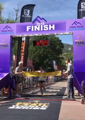 Kilian Jornet, a la meta de la Pikes Peak Marathon (Salomon Sports)