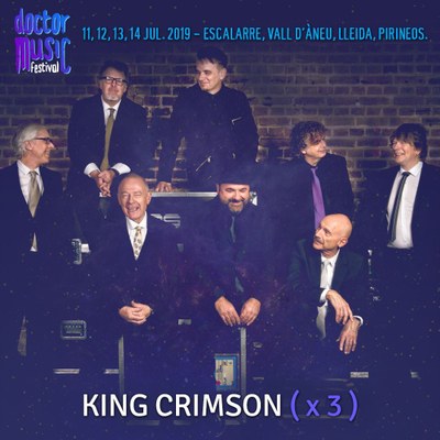 King Crimson oferirà tres concerts al Doctor Music Festival 2019