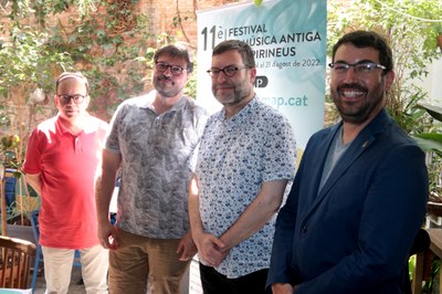 Presentació del Festival de Música Antiga dels Pirineus a Barcelona (Foto: ACN)