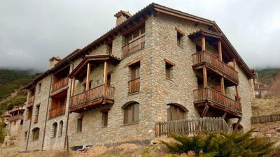 Edifici al poble de Cornellana (Foto: Ajuntament de la Vansa i Fórnols)