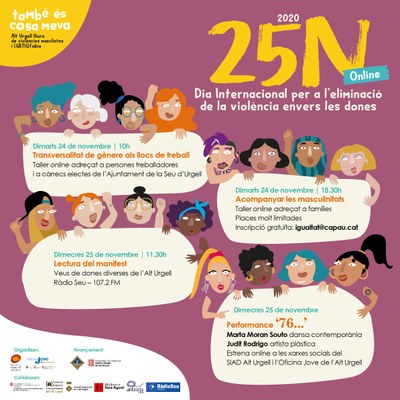 Actes a l'Alt Urgell pel 25-N