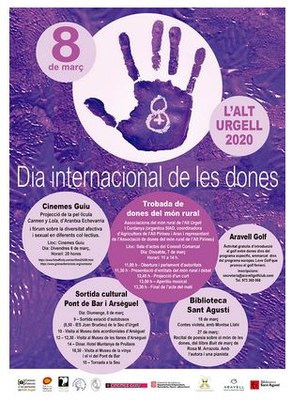 Activitats a l'Alt Urgell amb motiu del 8-M