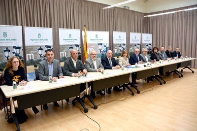 Presentació dels ajuts FEDER (Foto: Diputació de Lleida)