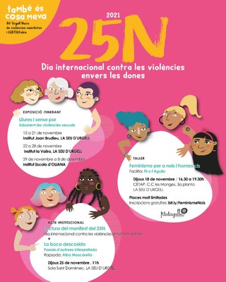 Carrtell actes del 25-N a l'Alt Urgell