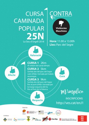 Actes del 25-N a la Seu d'Urgell