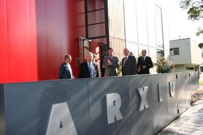 Inauguració de l'Arxiu Comarcal de l'Alt Urgell (Foto d'arxiu/ACAU)