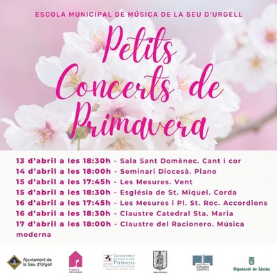 Petits concerts de primavera de l'EMM de la Seu