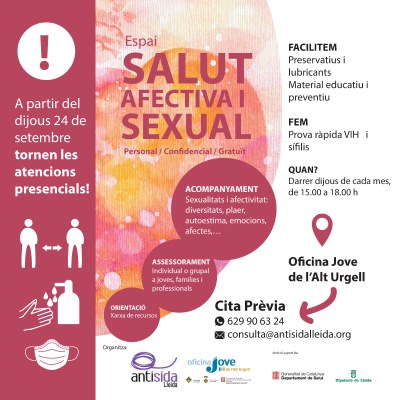 Represa de l'atenció presencial de l'Espai de Salut