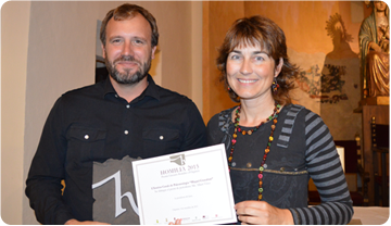 Lliurament del reconeixement a l'Institut Català de Paleontologia Miquel Crusafont