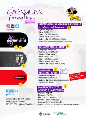 Càpsules formatives a l'Oficina Jove