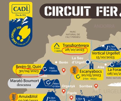 Actualització de dates al Cadí Circuit Fer 2023