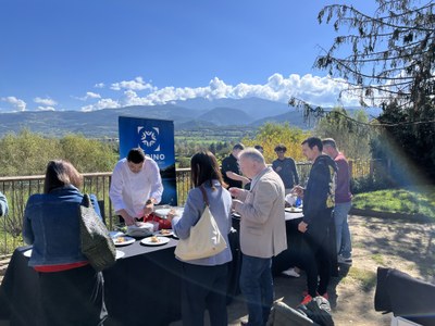Degustació de plats de La Glorieta i Taraó, a la presentació a la Seu d'Urgell de la 33a Mostra Gastronòmica d'Ordino