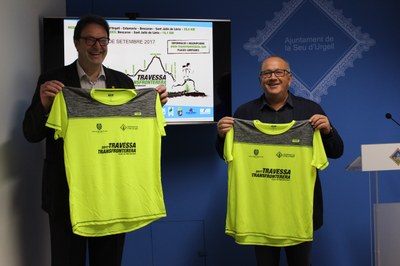 Presentació de la Travessa Transfronterera (Foto: Ajuntament de la Seu)