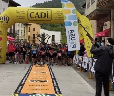 Tret de sortida de la Volta Peramola 2025 (Cadí Circuit Fer)
