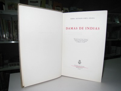 'Damas de Indias' (María Asunción Porta Graell)
