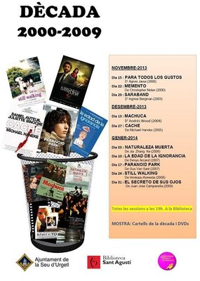 Mostra de Cinema Biblioteca Sant Agustí - 1a Dècada XXI