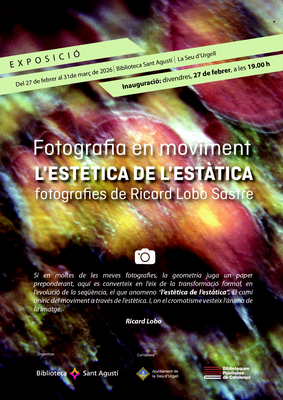 La Biblioteca Sant Agustí acull l'exposició 'Fotografia en moviment. L'estètica de l'estàtica', de Ricard Lobo Sastre