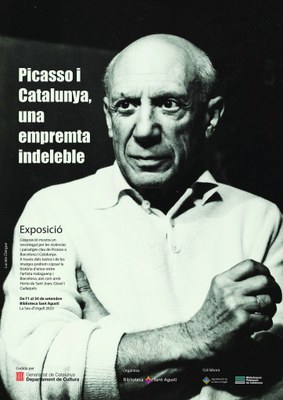 Cartell de l'exposició 'Picasso i Catalunya, una empremta indeleble'
