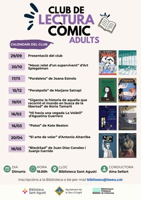 Clubs de Lectura de la Biblioteca Sant Agustí
