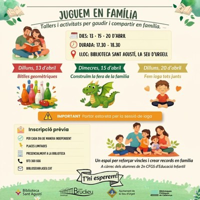Exposició i tallers a la Biblioteca Sant Agustí