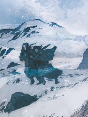 Il·lustració de l'exposició 'Històries i camins' (IDAPA)