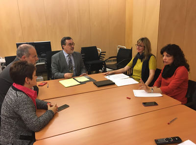Reunió dels diputats del PSC per presentar la proposició no de llei (Foto: PSC)