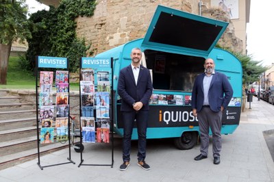 Presentació a Lleida del nou itinerari d''iQuiosc.cat en ruta' (Foto: ACN)
