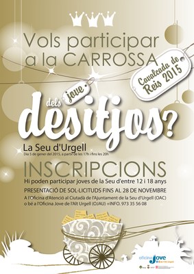La Carrosa dels desitjos - Cartell participació