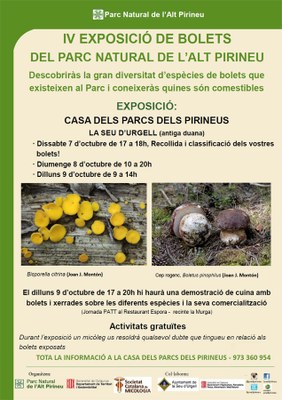 Jornades sobre micologia a la Casa del Parcs dels Pirineus