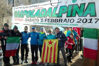 Èxit de la selecció catalana de raquetes a la Ciaspoladalpina (FEEC)
