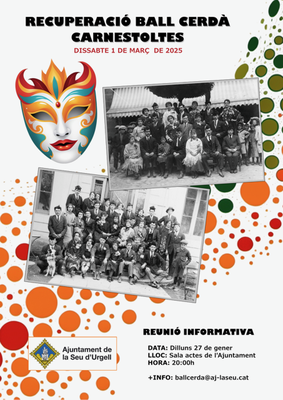Reunió informativa per recuperar el Ball Cerdà de Carnestoltes