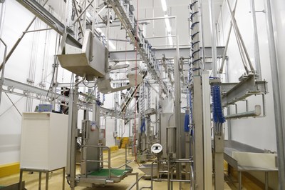 Sala de sacrifici del l'escorxador transfronterer (Foto d'arxiu/ACN)