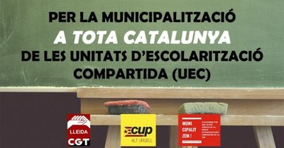 Petició de municipalització de les UEC de Catalunya