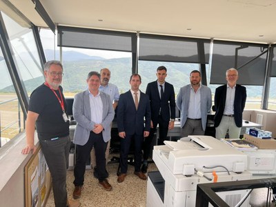 Reunió de la Comissió Mixta de l'Aeroport Andorra-la Seu (Foto: Govern d'Andorra)