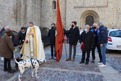 Benedicció dels animals amb motiu de la Festivitat de Sant Antoni (Foto: Ajuntament de la Seu)