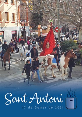 Cartell de Sant Antoni 2021 a la Seu d'Urgell