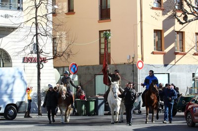 Els tradicionals Tres Tombs a la Seu d'Urgell 