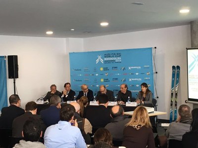 Presentació de la Copa del Món FIS 2016 a Grandvalira
